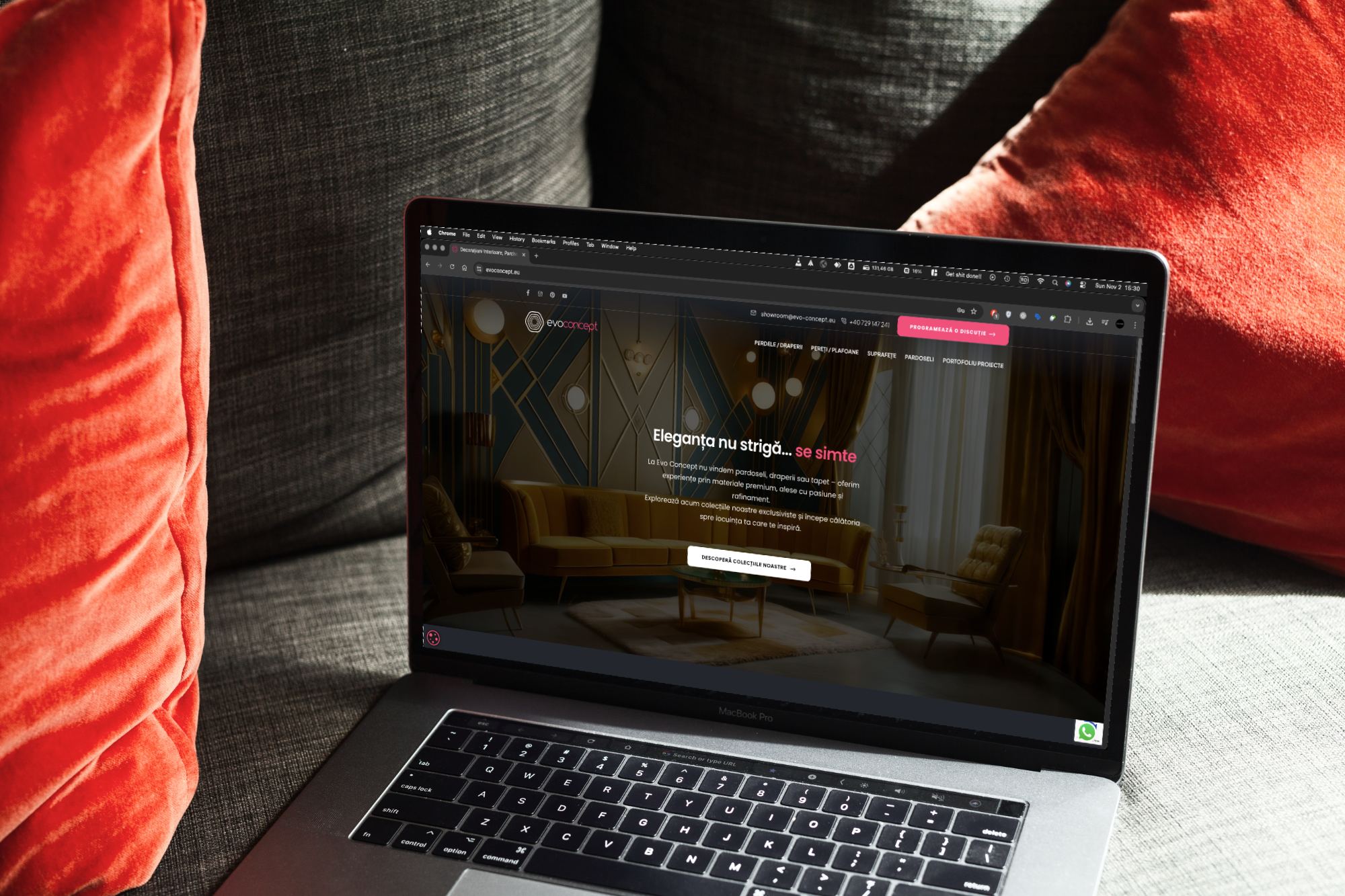 Web Design EvoConcept Timisoara