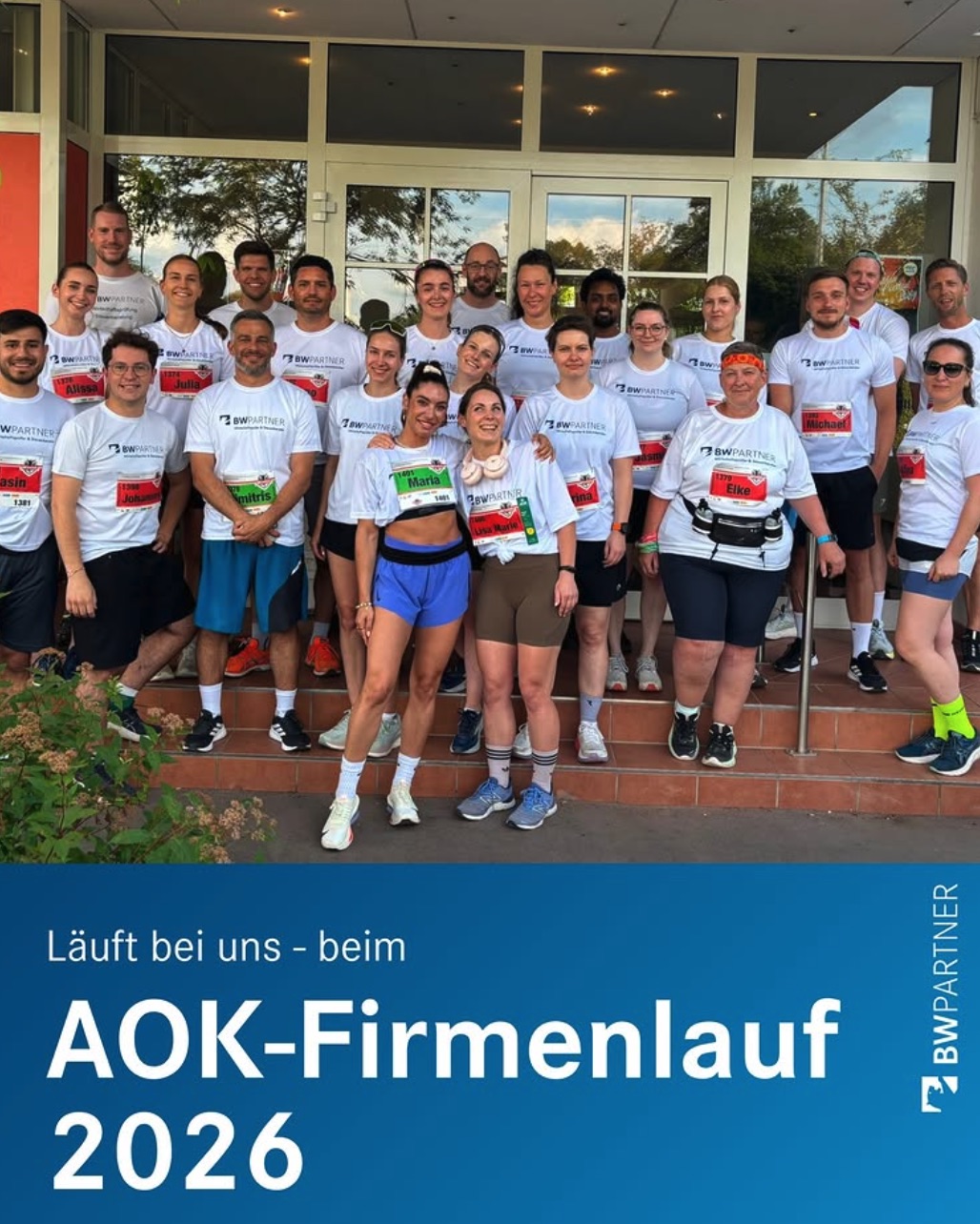 Social Media Beitrag: AOK Firmenlauf