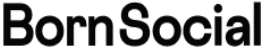 The typographic logo for marketing agency Born Social