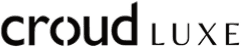 The typographic logo for marketing agency Croud-luxe