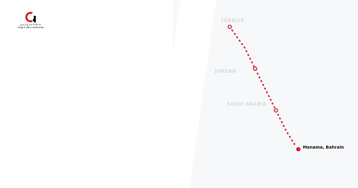 Europe to Bahrain by road: the smarter route when others are blocked