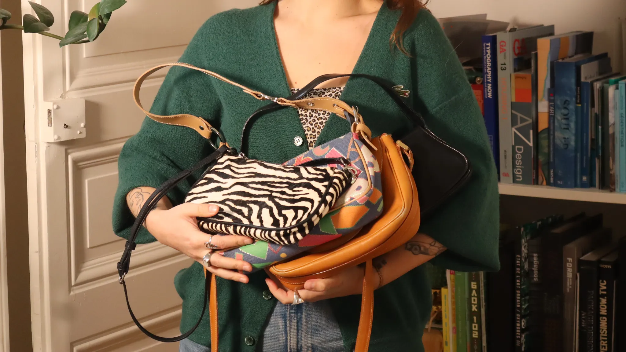Un zoom sur les sac à mains de seconde main achetés par Clémence