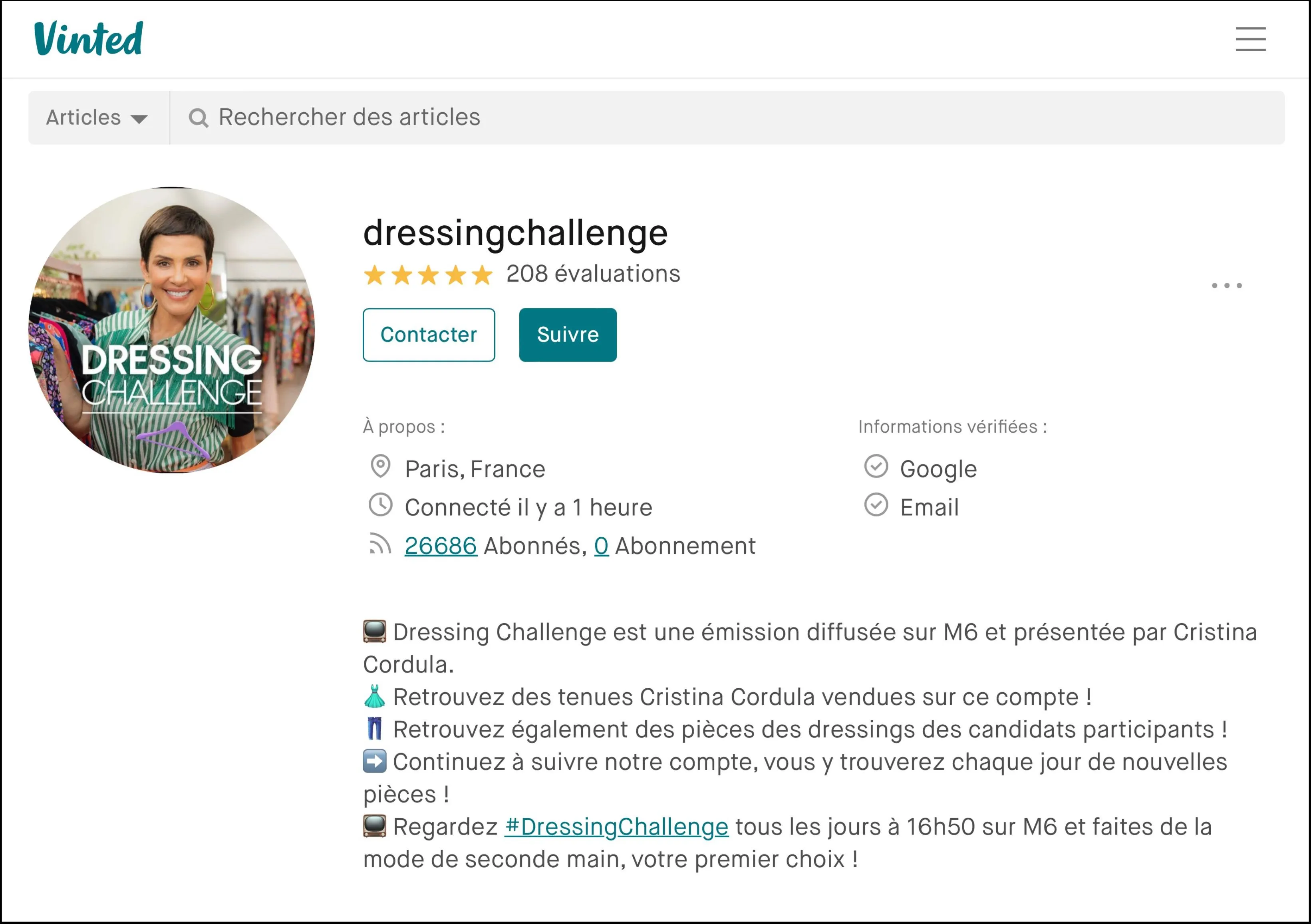 compte vintage dresssing challenge