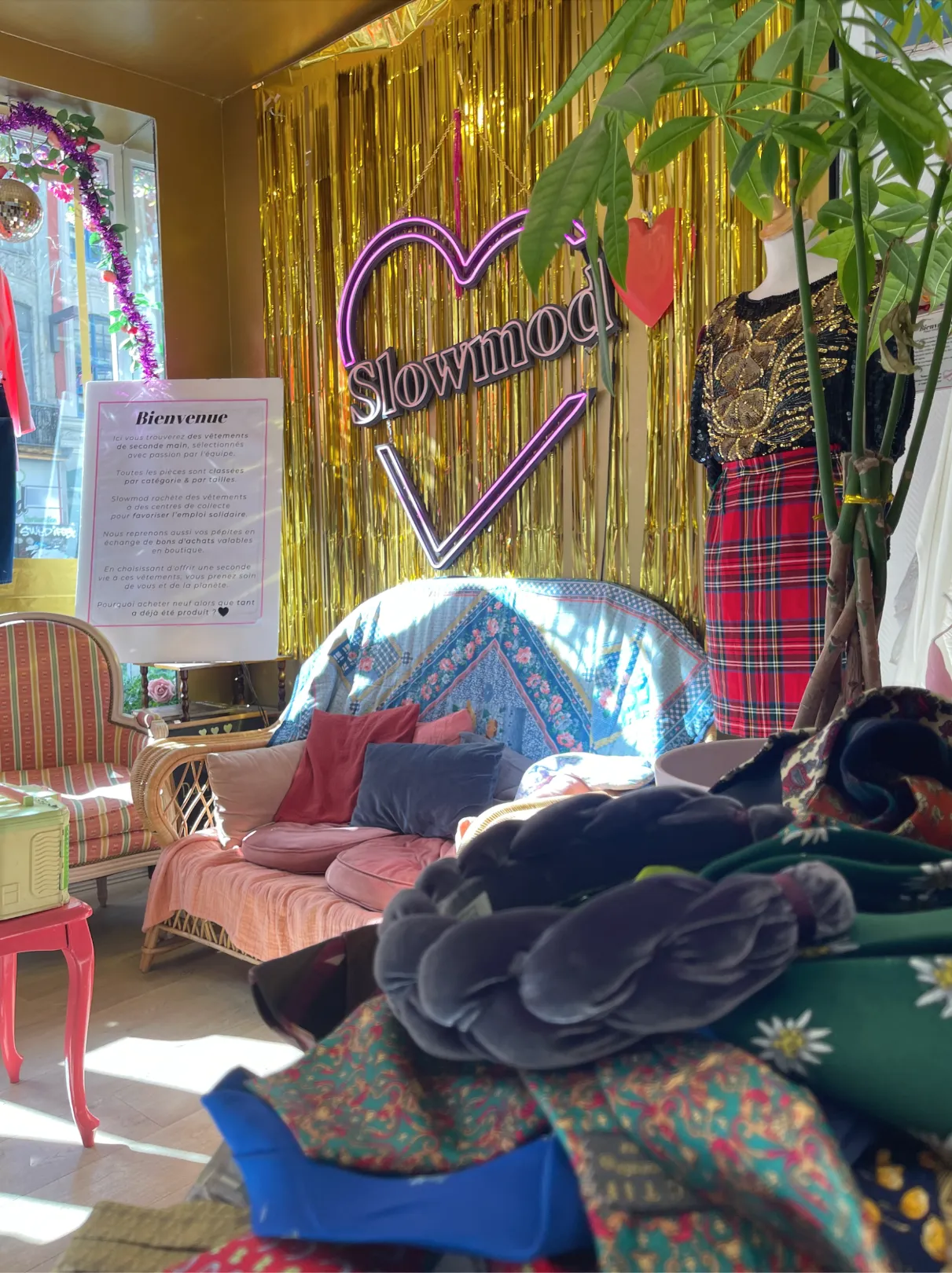 Boutique seconde main Slowmod à Lille