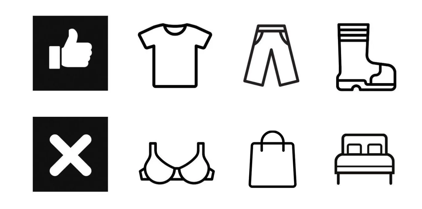 Les pièces éligibles au bonus réparation vêtements et chaussures