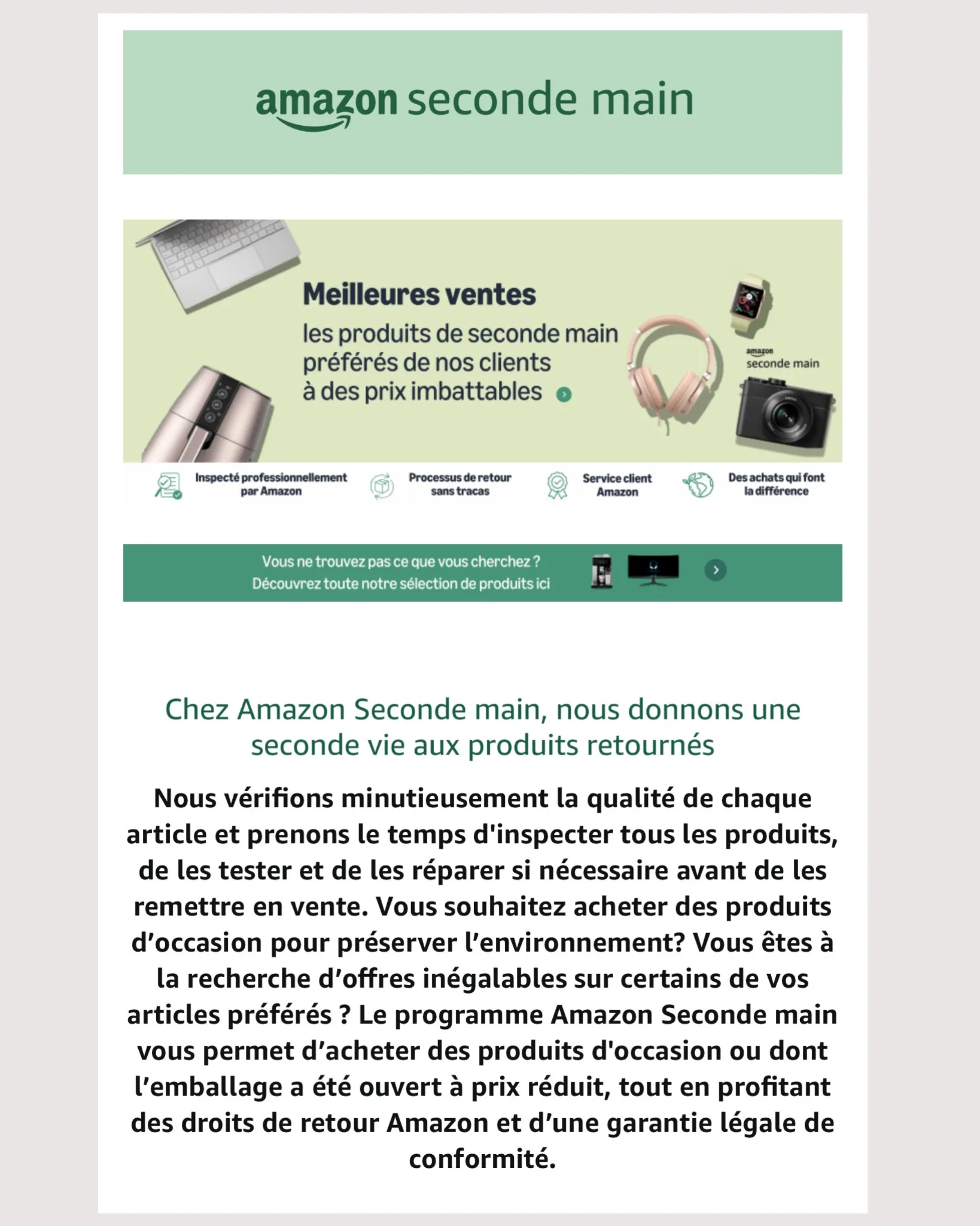 Site Amazon seconde main