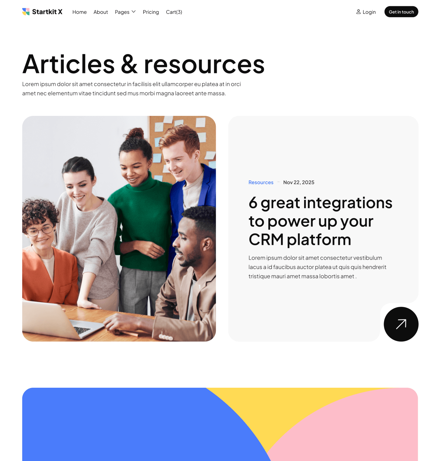 Startkit X - Blog V2 Page - Technology Webflow Template