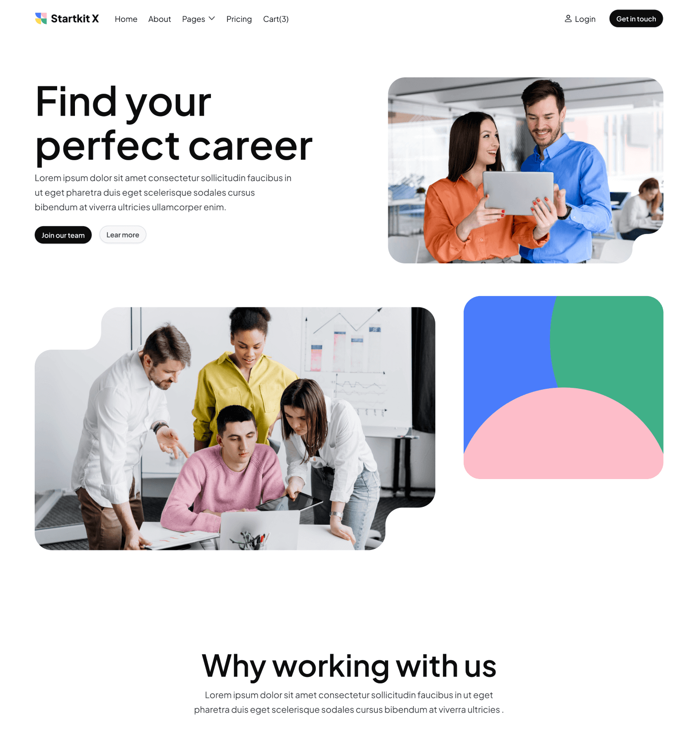 Startkit X - Careers Page - Technology Webflow Template