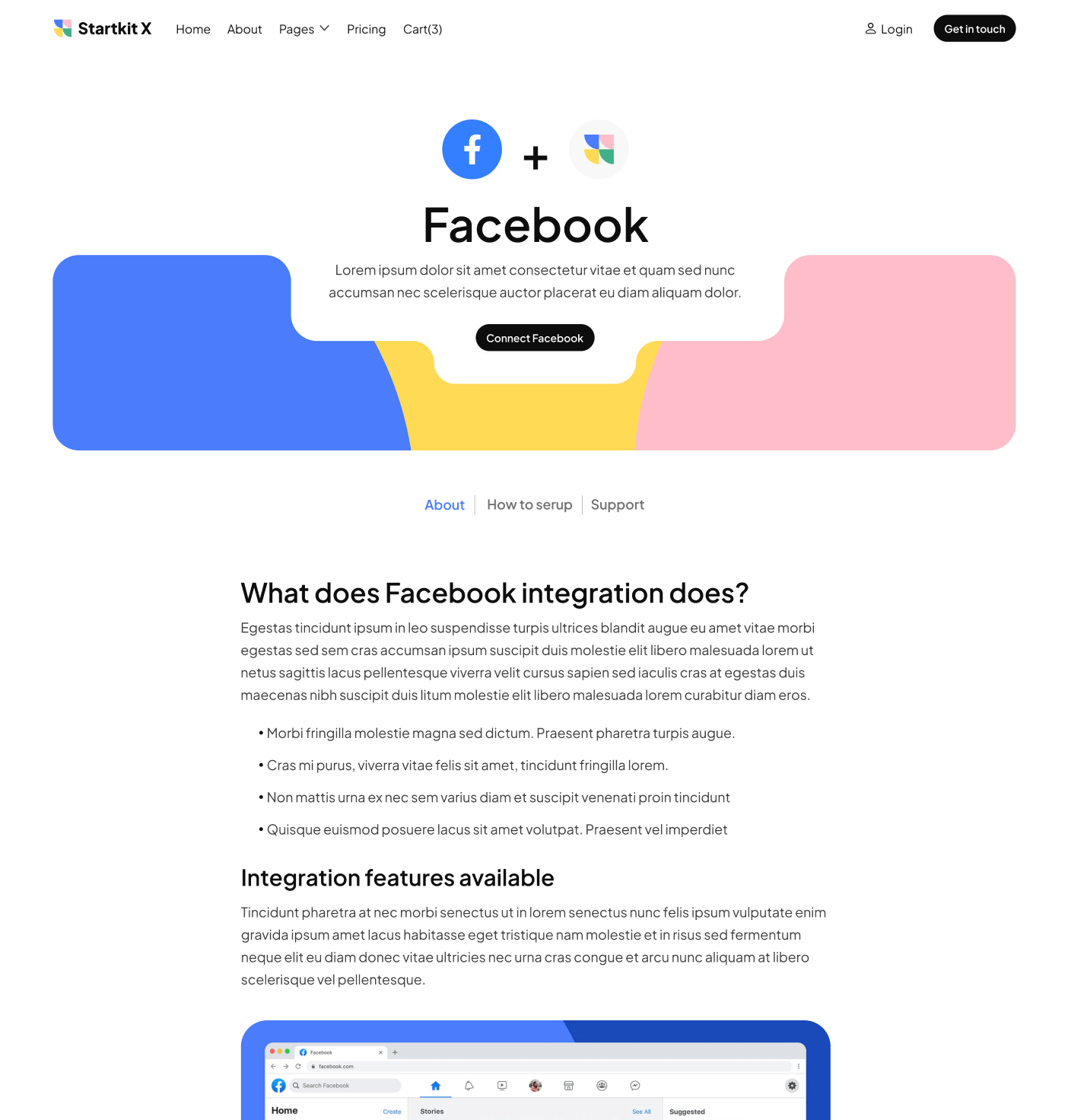 Startkit X - Integration Single Page - Technology Webflow Template