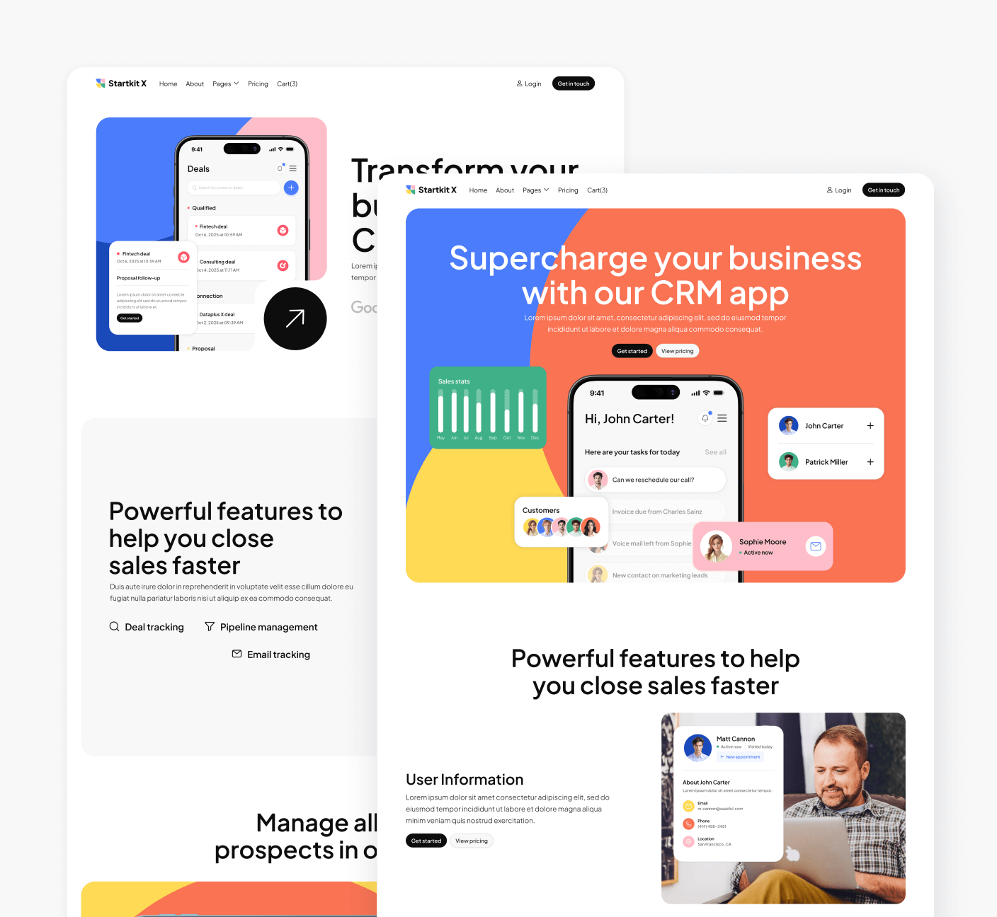 Startkit X - More Than 25 Pages - Technology Webflow Template
