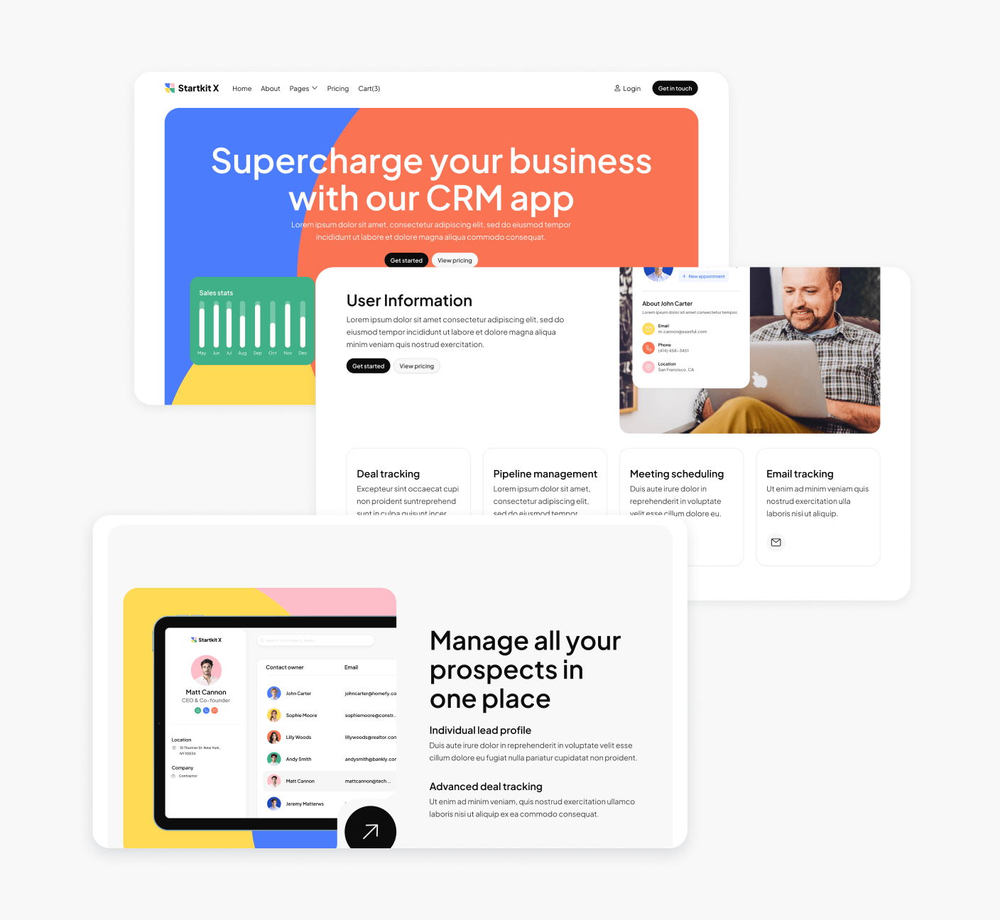 Startkit X - More Than 75 Sections - Technology Webflow Template