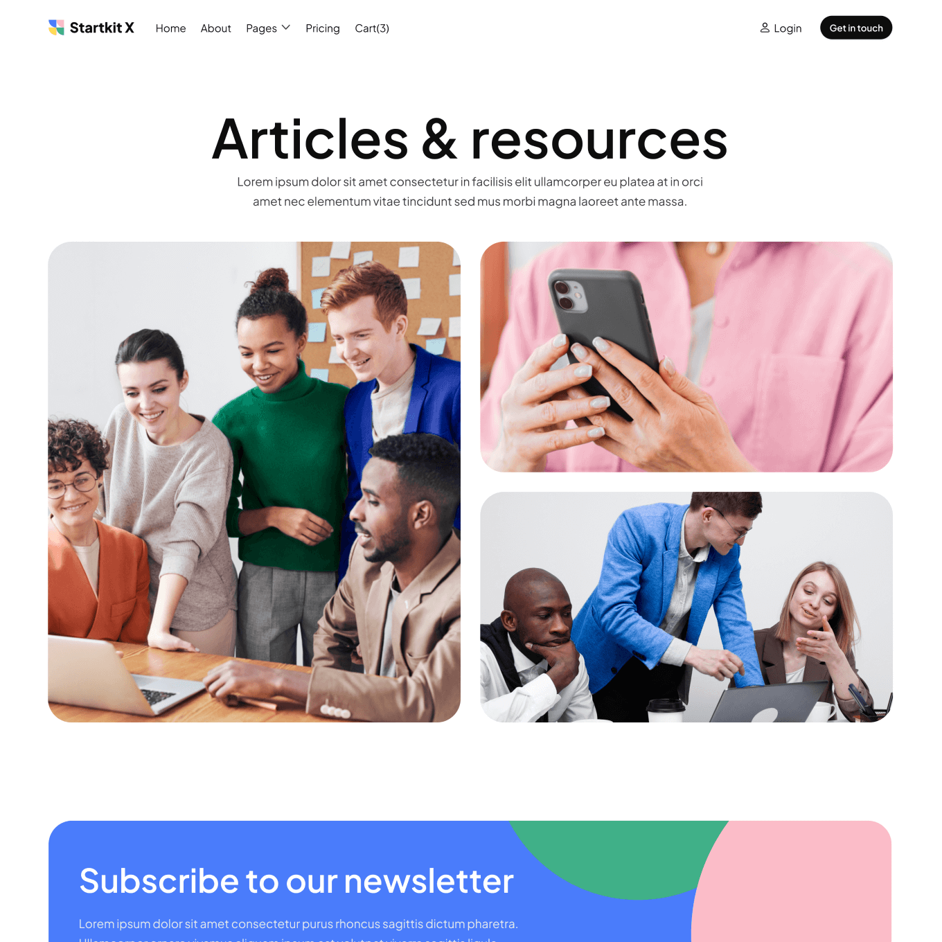 Startkit X - Blog V1 Page - Technology Webflow Template