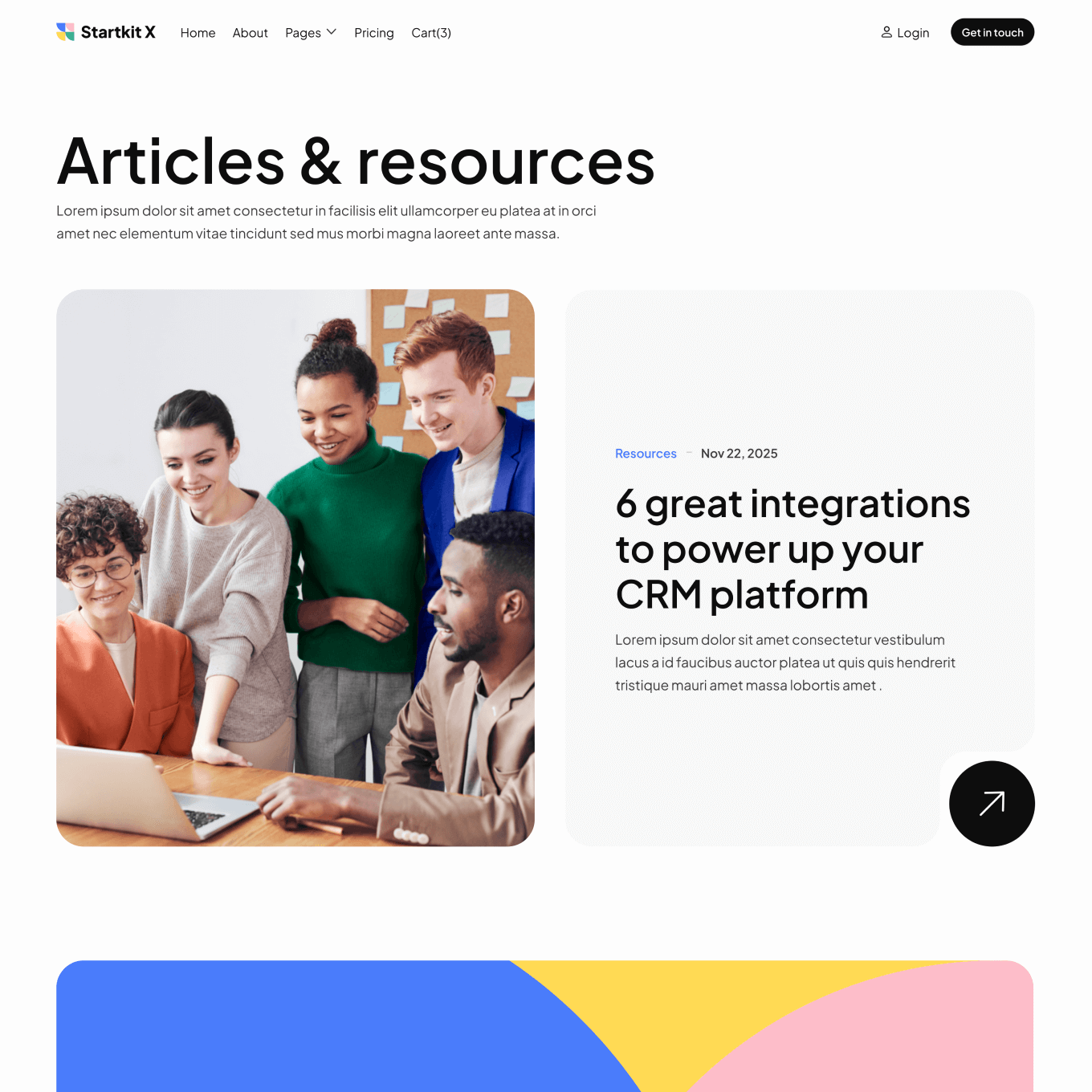 Startkit X - Blog V2 Page - Technology Webflow Template