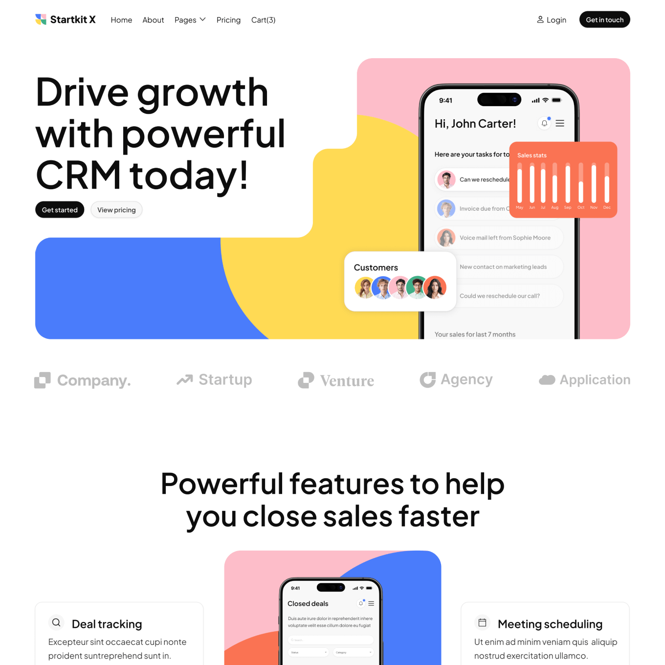 Startkit X - Home V3 Page - Technology Webflow Template