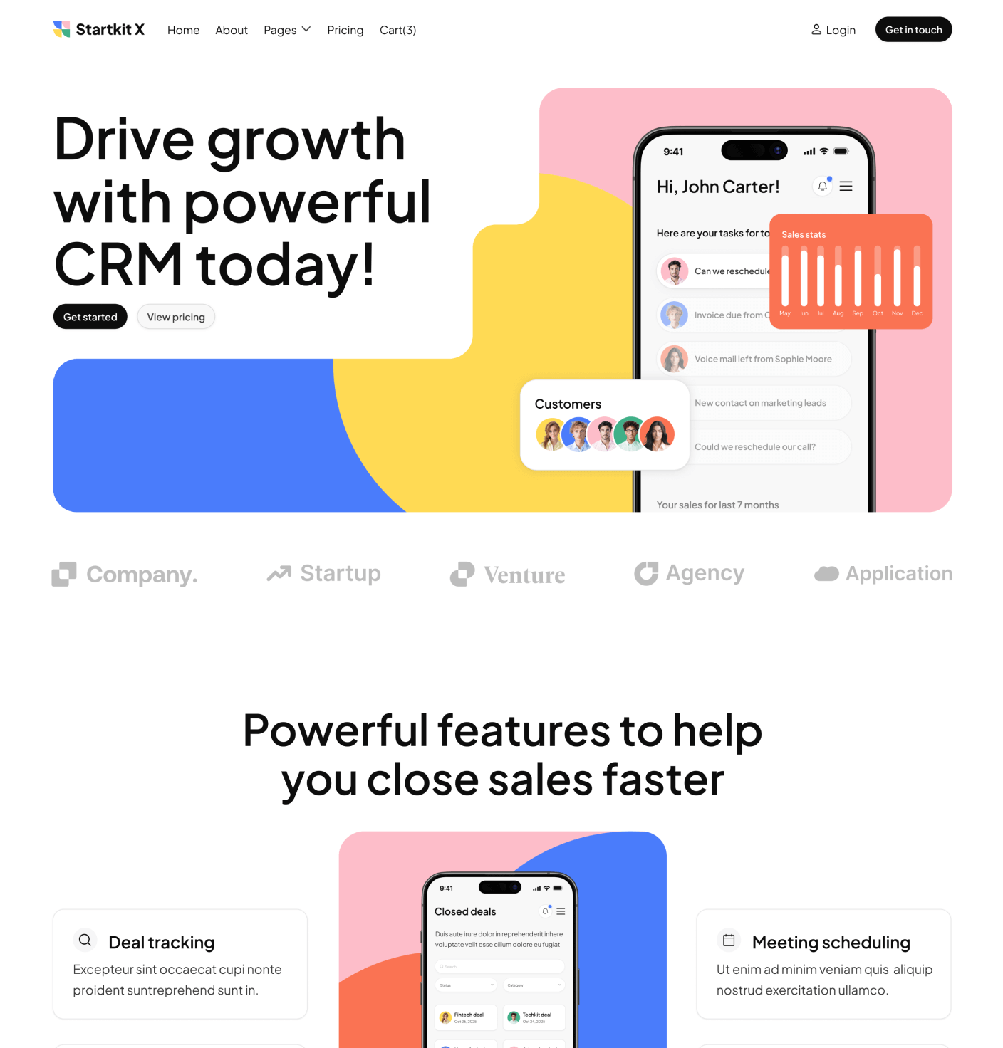 Startkit X - Home V3 Page - Technology Webflow Template