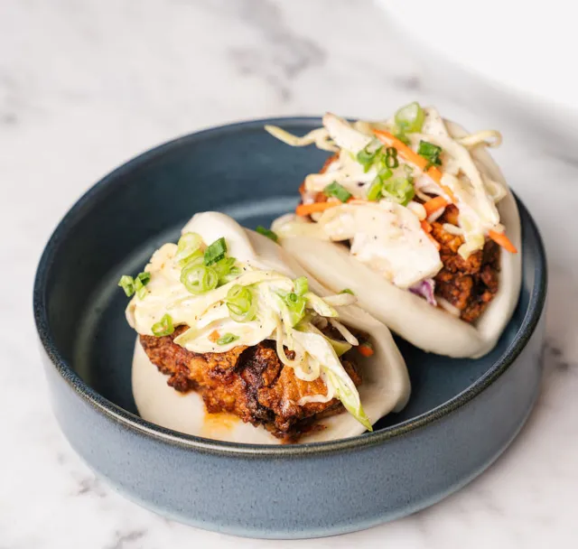Nashville Hot Chicken Bao Buns