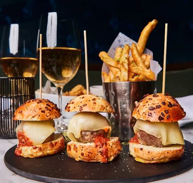 Meatball Slider Trio at The Fillmore restaurant in Chicago, IL