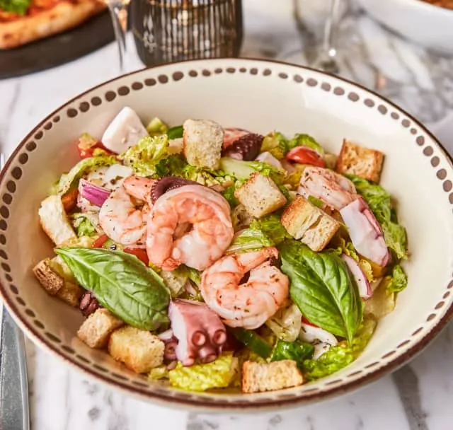 Panzanella Seafood Salad at The Fillmore restaurant in Chicago, IL