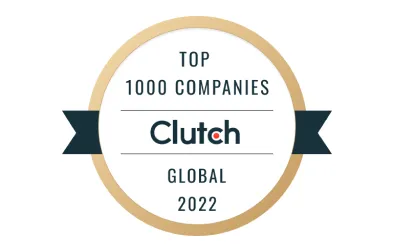 Tech9 Clutch top rated company badge