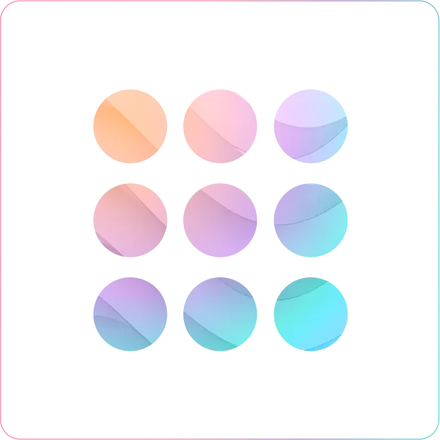 Development graphic color blue