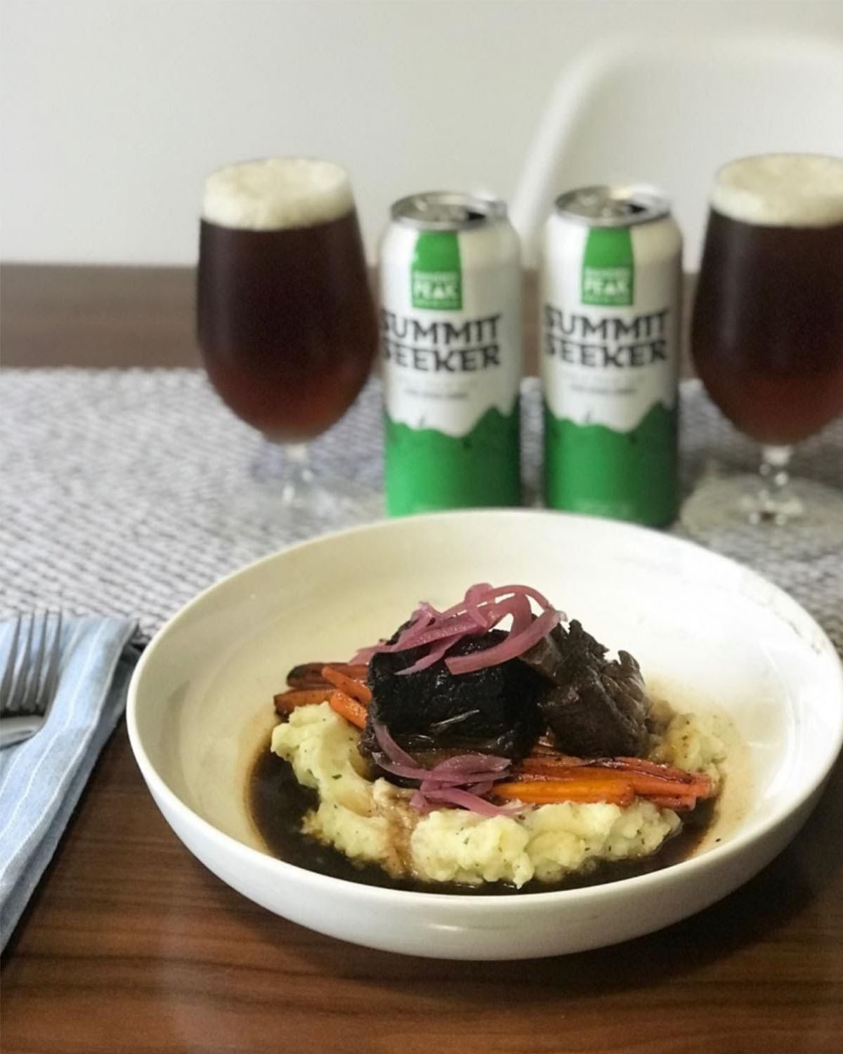 Banded Peak Brewing Recipes | Summit Seeker Braised Beef Short Ribs
