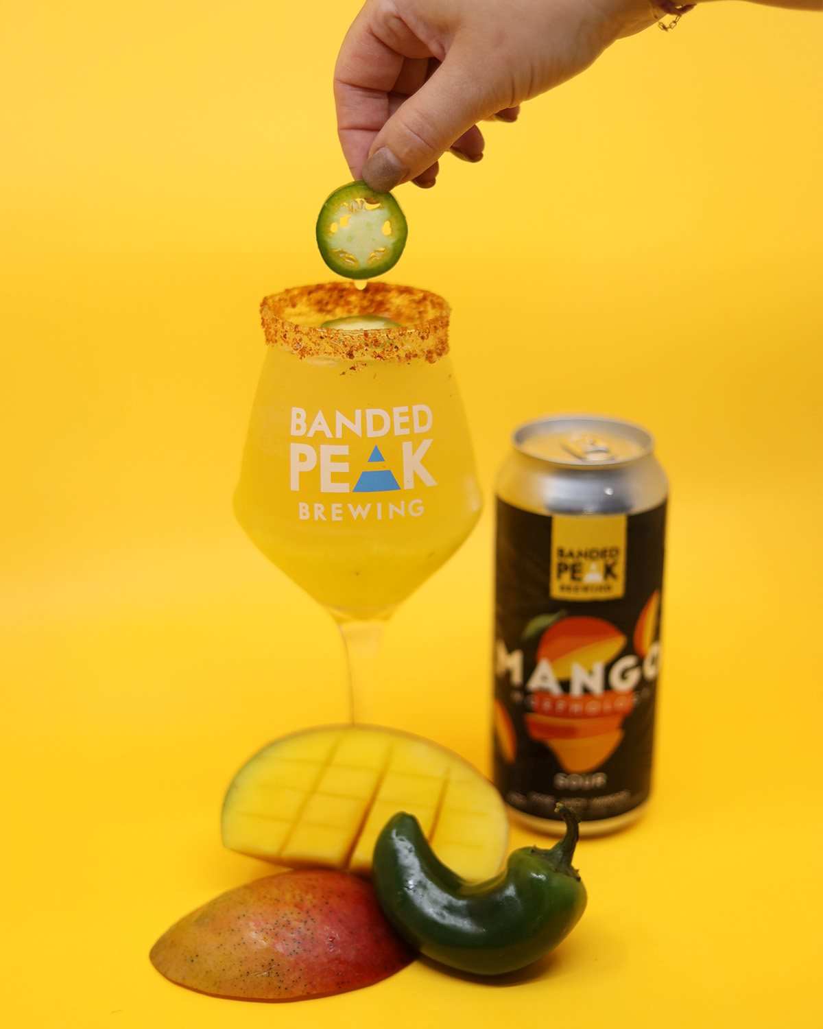 Banded Peak Brewing Recipes | Spicy Mangomorphology Beergarita