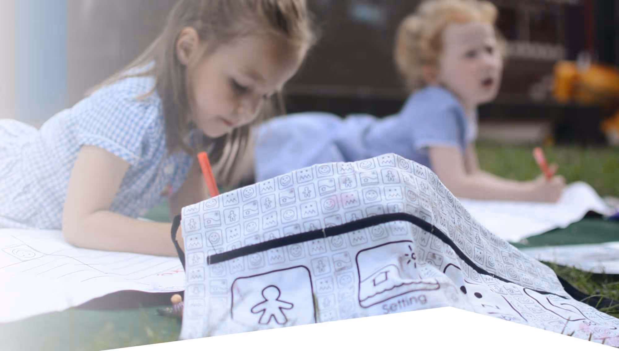 Child plays with Tales Toolkit