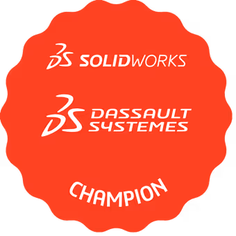 SolidWorks Champion badge
