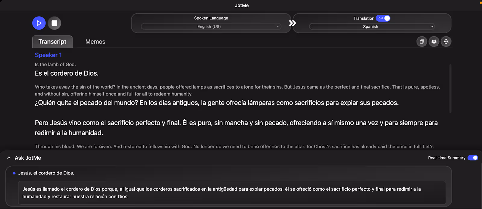 jotme contextual translation
