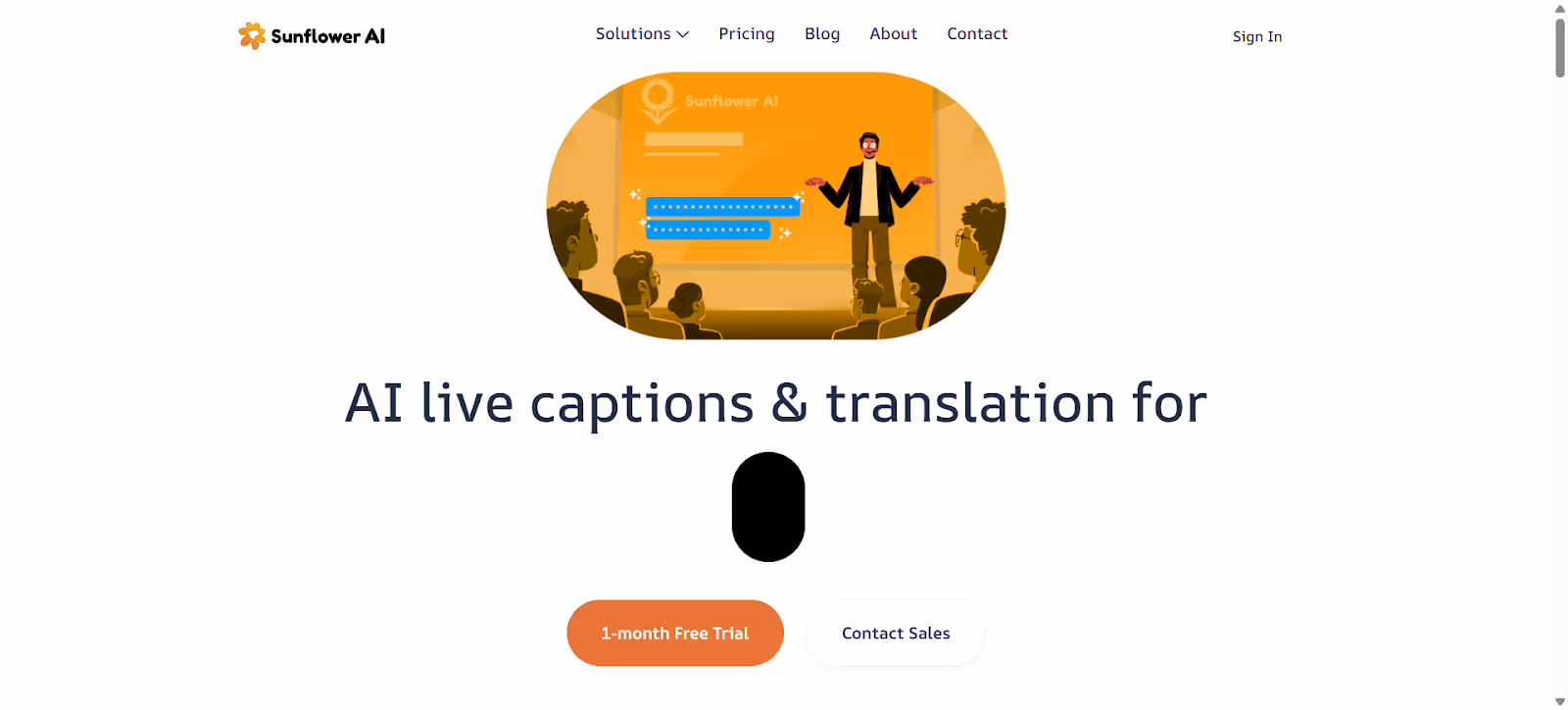 sunflower ai homepage