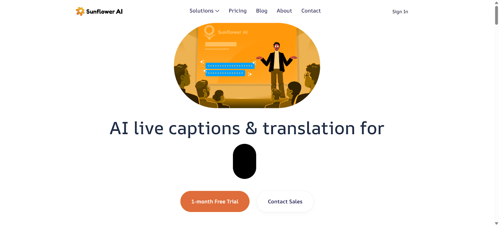 sunflower ai homepage