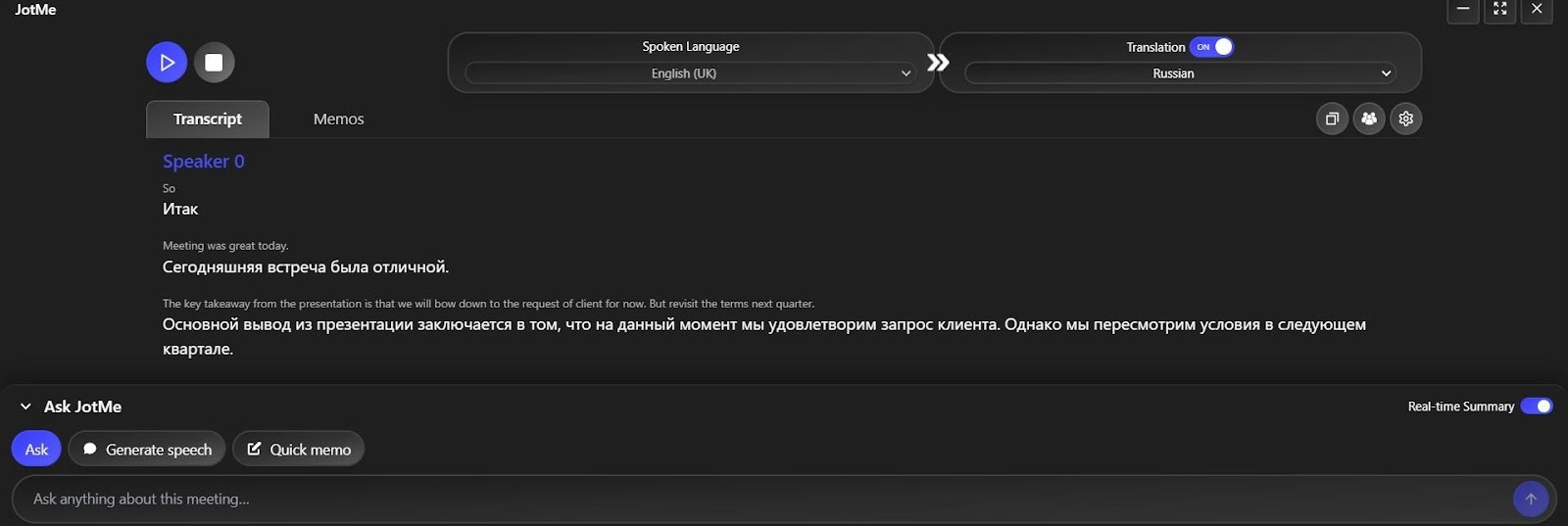 jotme contextual translation