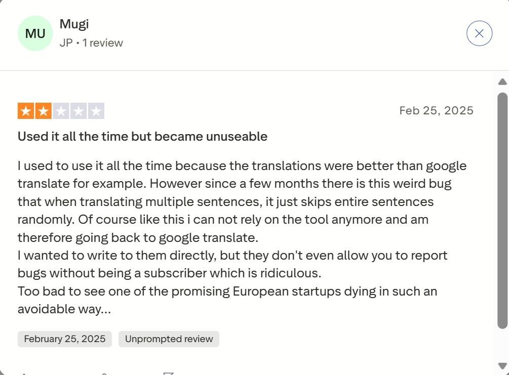 deepl translator review