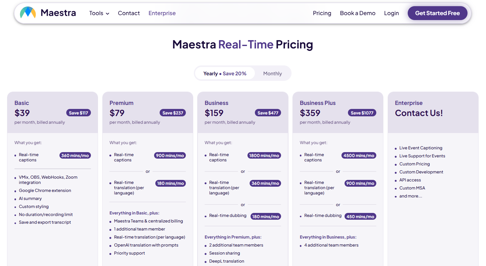 maestra ai pricing