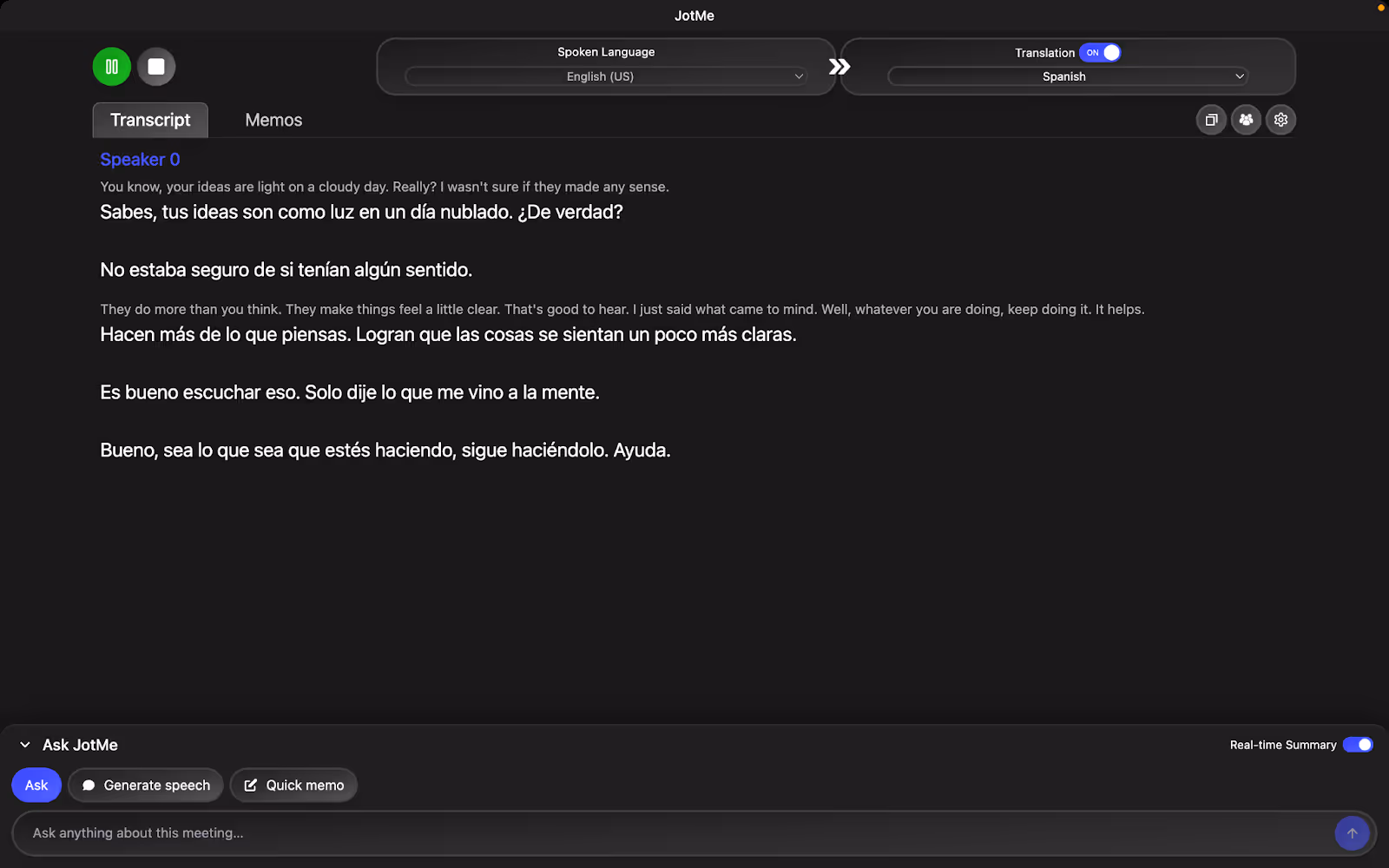 jotme live contextual translation