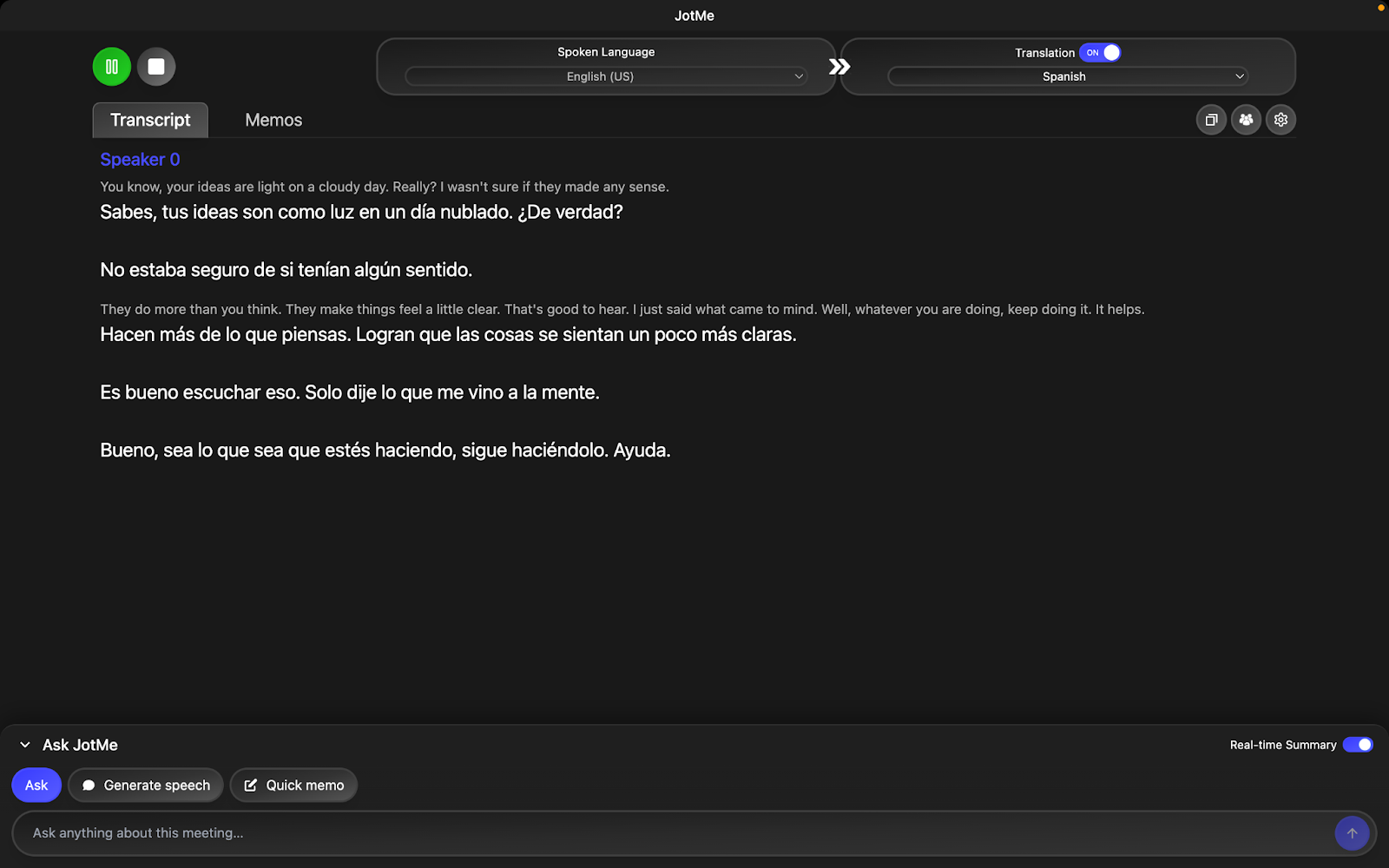 jotme live contextual translation