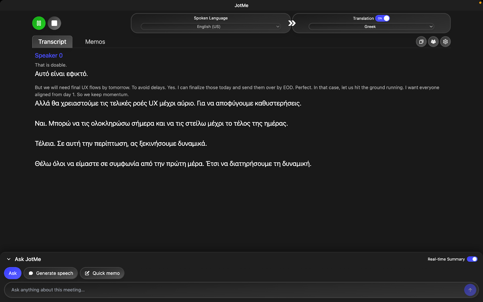 jotme real time contextual translation