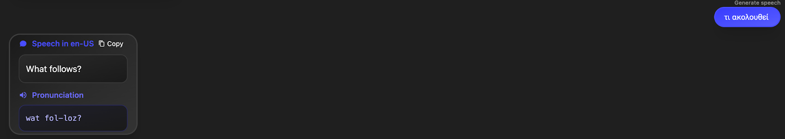 jotme generate speech