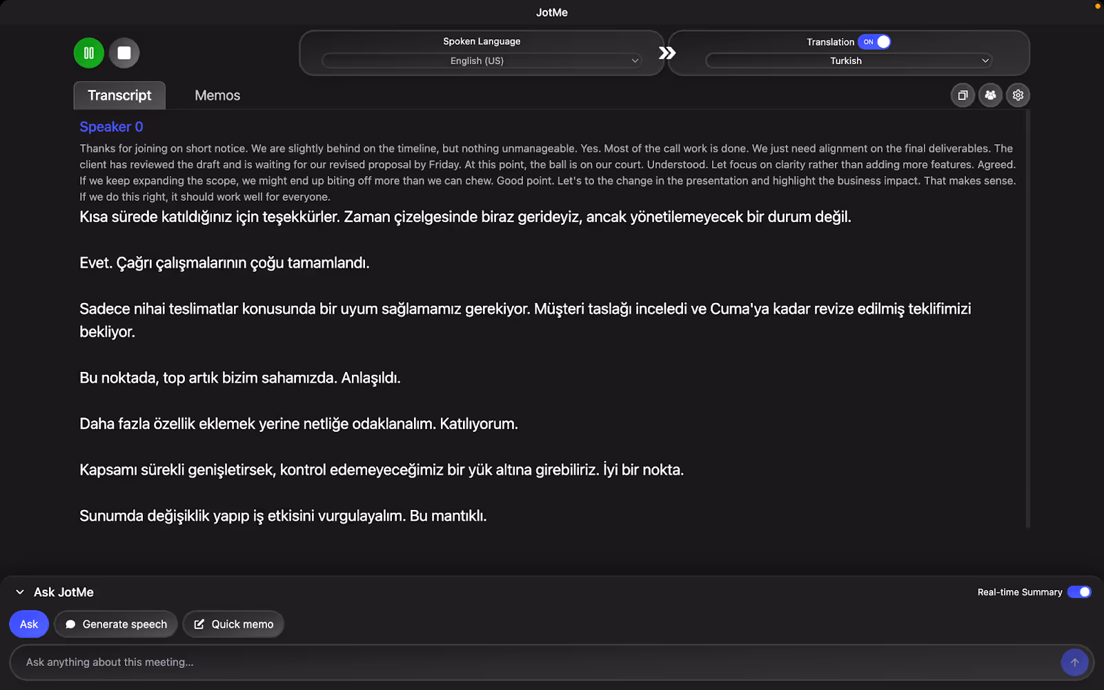 jotme live contextual translation