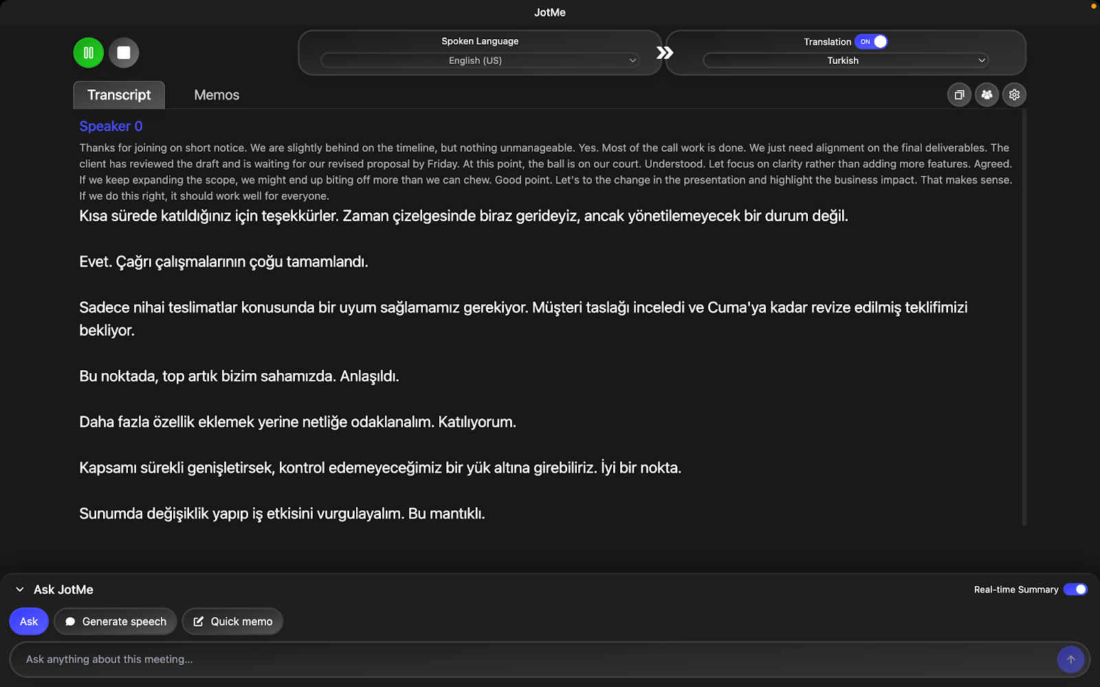 jotme live contextual translation
