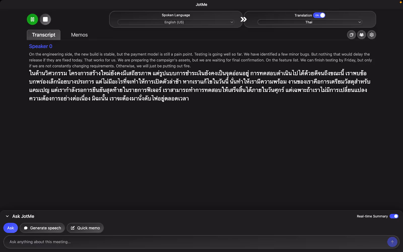 jotme real time contextual translation