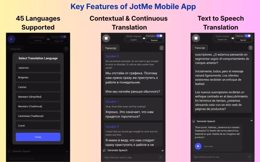 jotme mobile app