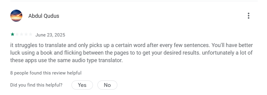 instant voice translate review