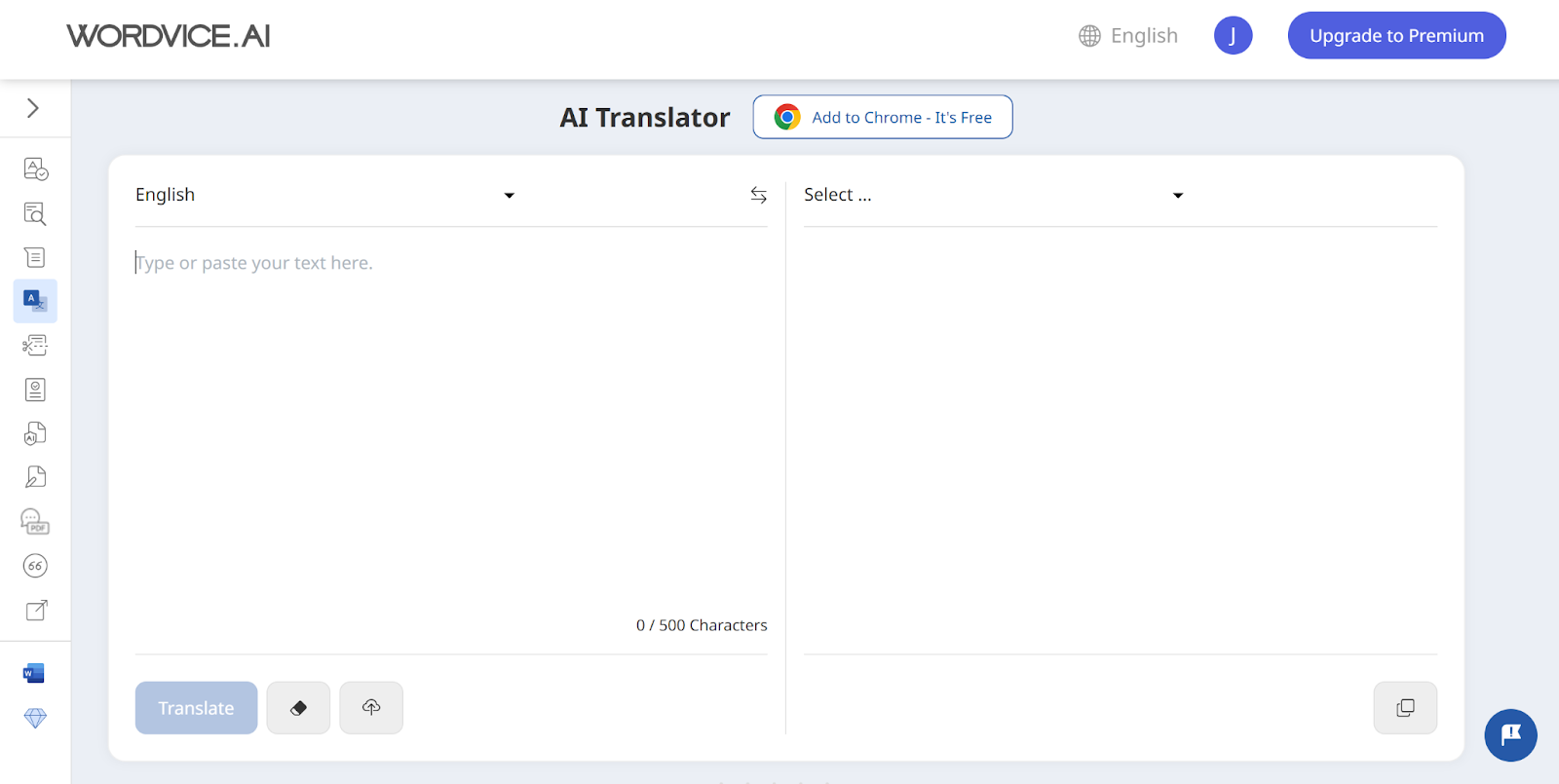 wordvice ai text translator