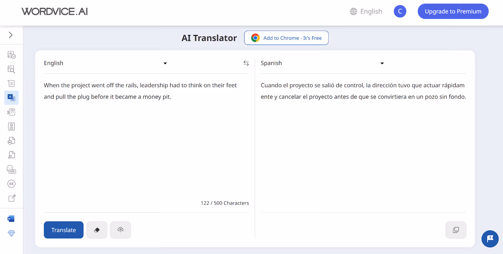 wordvice ai accurate translation