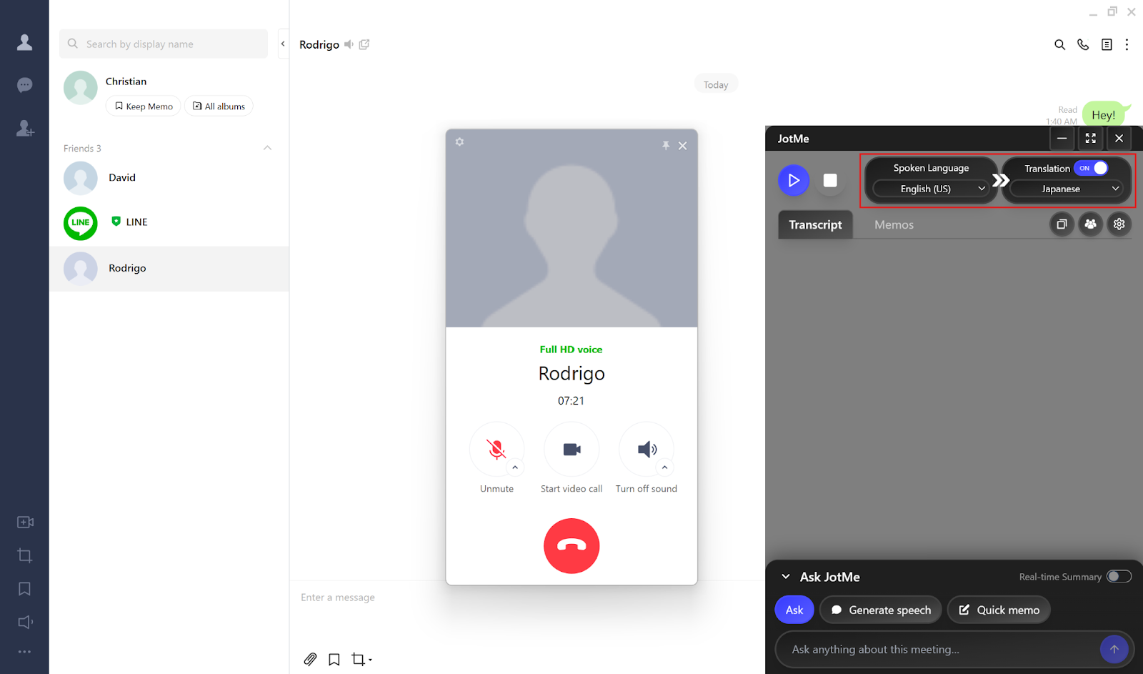 jotme set translation languages