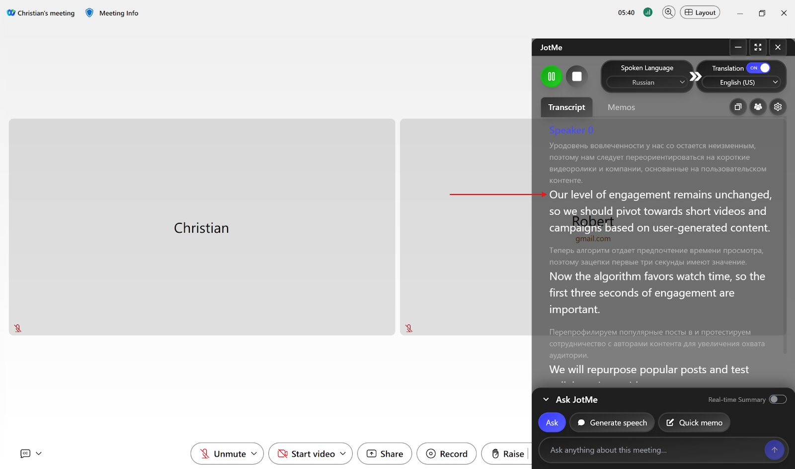 jotme live translation