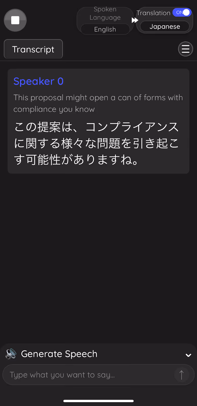 Jotme mobile app live contextual translation