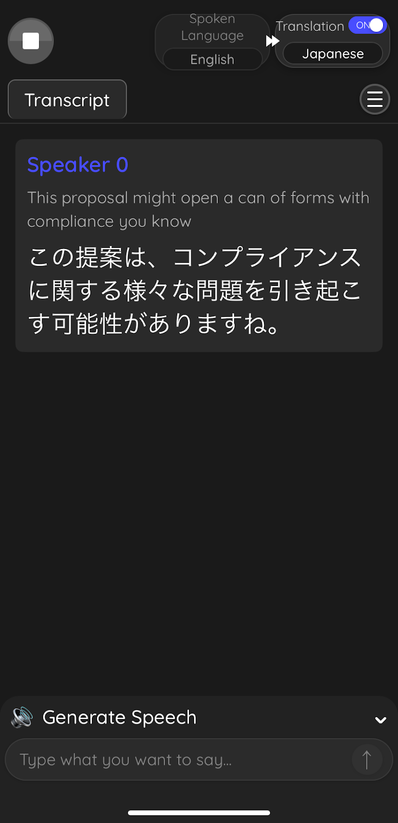 Jotme mobile app live contextual translation