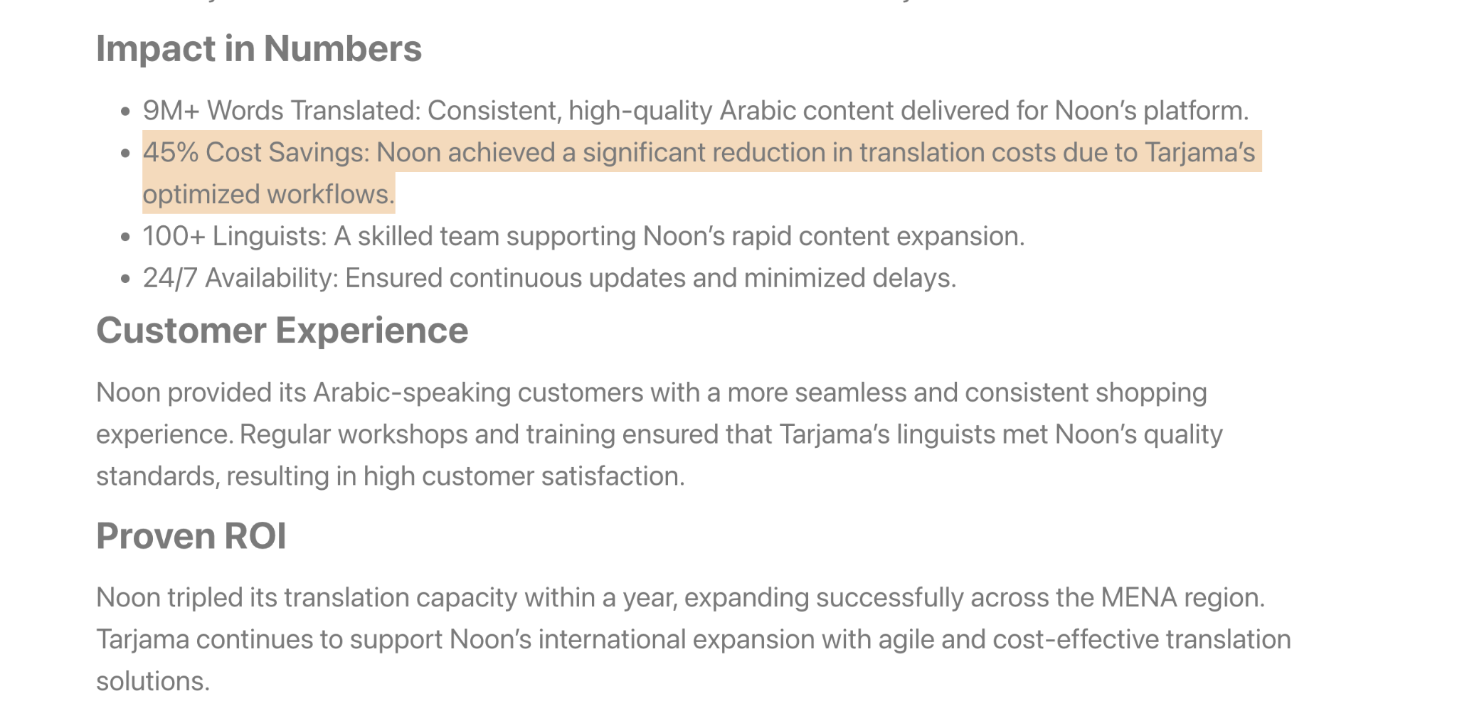 best arabic translator tarjama case study